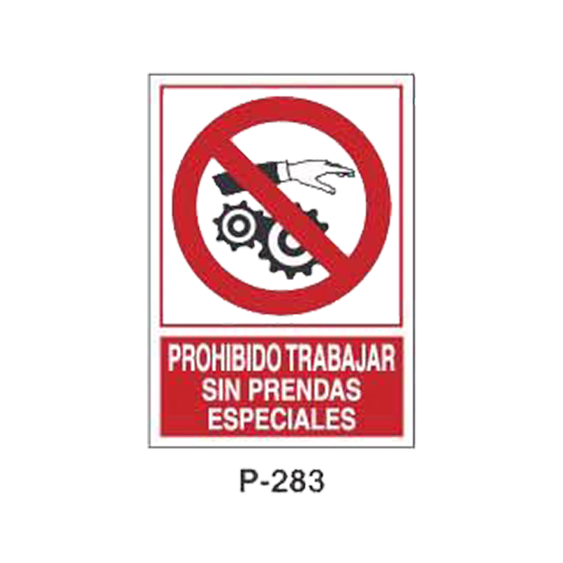 Placa de Prohibición y PCI Tipo 5 (Placa - Clase B)//Prohibition and Fire Signboard Type 5 (Plastic Sheet - Class B)