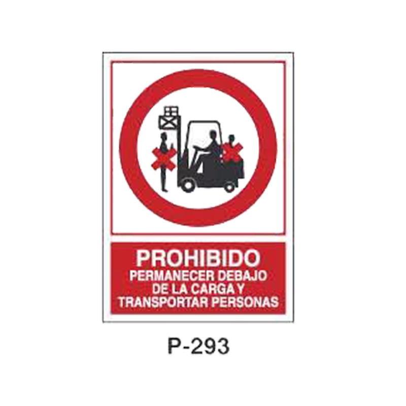 Placa de Prohibición y PCI Tipo 6 (Placa - Clase B)//Prohibition and Fire Signboard Type 6 (Plastic Sheet - Class B)