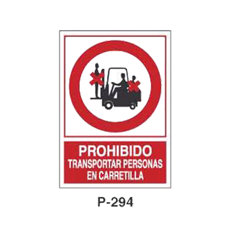 Placa de Prohibición y PCI Tipo 6 (Placa - Clase B)//Prohibition and Fire Signboard Type 6 (Plastic Sheet - Class B)