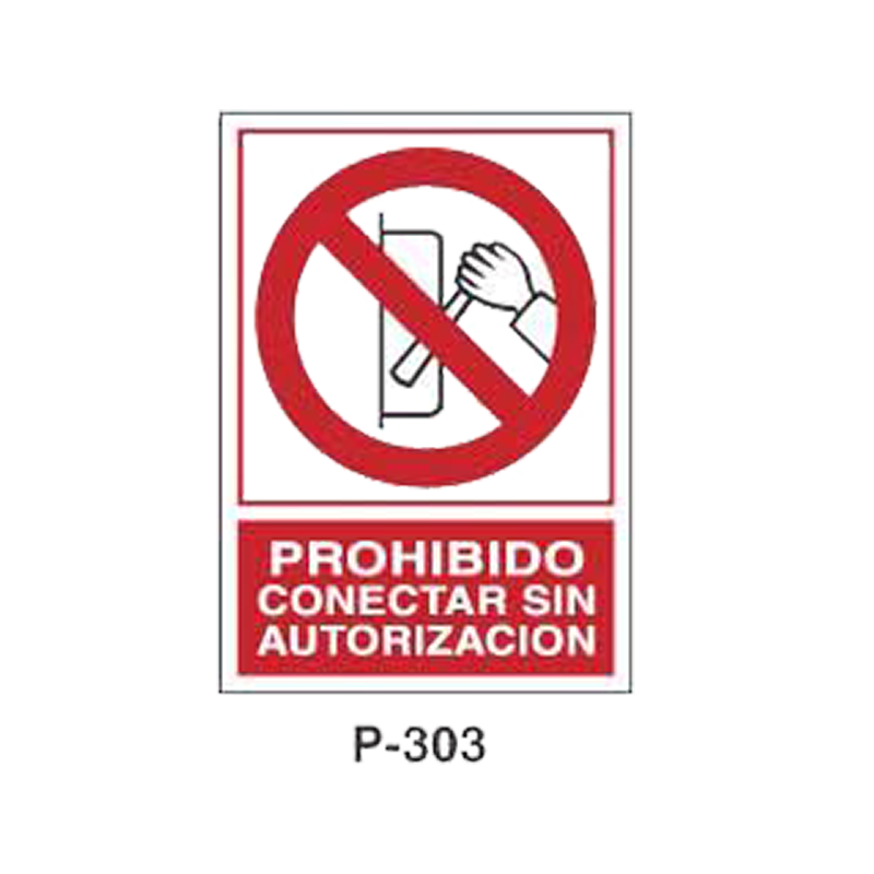 Placa de Prohibición y PCI Tipo 6 (Lámina)//Prohibition and Fire Signboard Type 6 (Plastic Sheet)