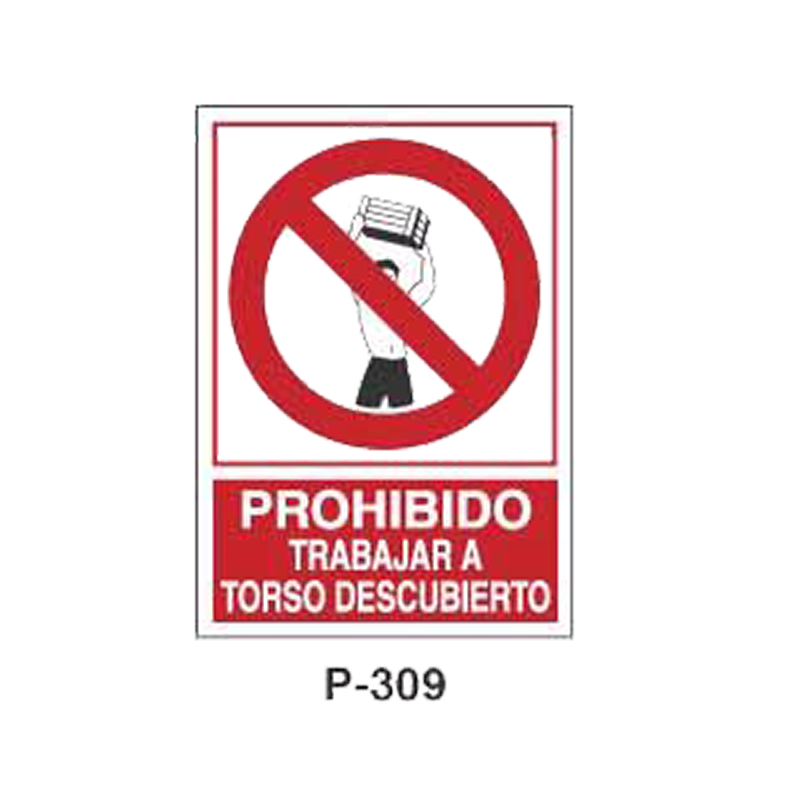 Placa de Prohibición y PCI Tipo 6 (Placa - Clase B)//Prohibition and Fire Signboard Type 6 (Plastic Sheet - Class B)