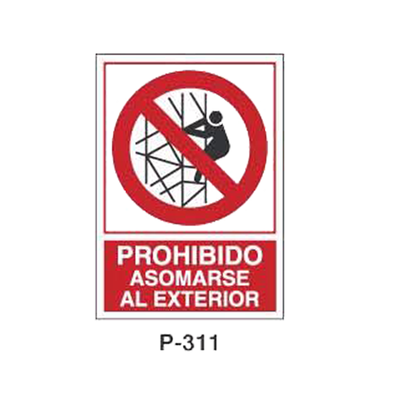 Placa de Prohibición y PCI Tipo 6 (Placa - Clase B)//Prohibition and Fire Signboard Type 6 (Plastic Sheet - Class B)