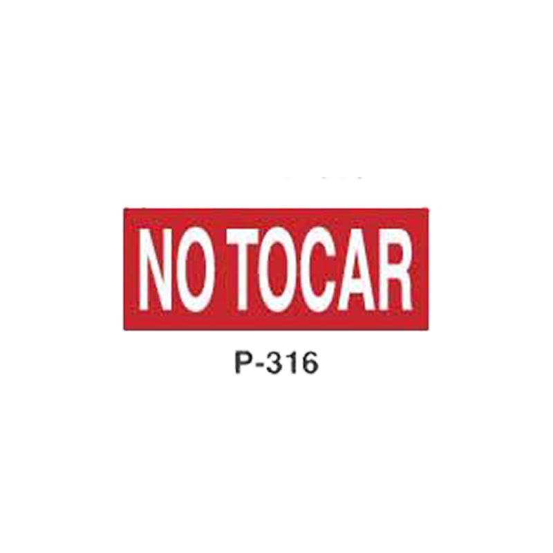 Placa de Prohibición y PCI Tipo 6 (Placa - Clase B)//Prohibition and Fire Signboard Type 6 (Plastic Sheet - Class B)