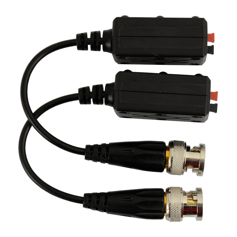 Balun HD Pasivo PULSAR® con Conector BNC en Cable (Clema de Auto-Compresión)//PULSAR® Passive Video HD Transmitters with BNC Plug on the Cable (Self Clinching Terminal)