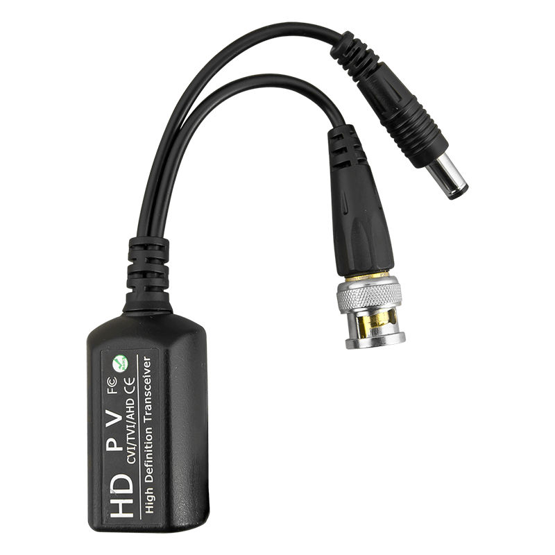 Balun HD Pasivo PULSAR® (Datos y Alimentación) con Conector BNC + Jack de 2.1/5.5mm//PULSAR® Passive Video HD and Power Transmitter (BNC Plug 2.1/5.5)