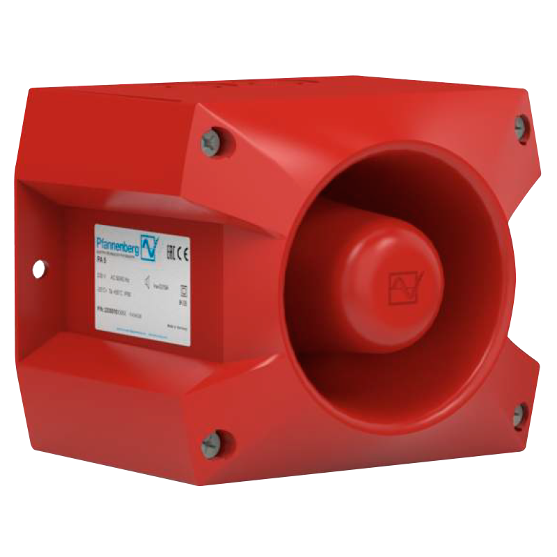 Sirena Roja PFANNENBERG™ de 105db EN54/3//PFANNENBERG™ 105db EN54/3 Red Sounder