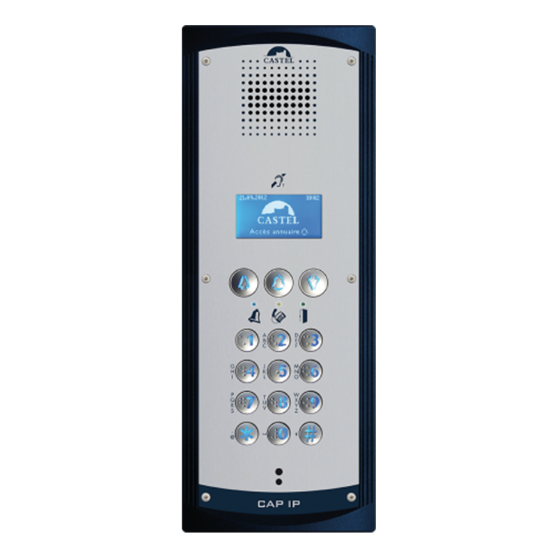 Interfono IP/SIP CASTEL™ CAP PAD IP AUDIO-CLAV-P//IP/SIP CASTEL™ CAP PAD IP AUDIO-CLAV-P Intercom