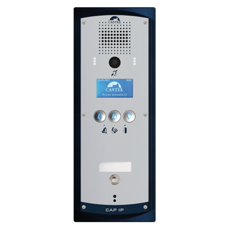 Video-Interfono IP/SIP CASTEL™ CAP PAD IP VIDEO-1B-P//IP/SIP CASTEL™ CAP PAD IP VIDEO-1B-P Audio Video Intercommunication