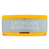 Letrero Luminoso Interior Amarillo HONEYWELL™ de Extinción - EN54/3 y EN54/23//HONEYWELL™ Yellow Indoor Light Sign of Extinction - EN54/3 and EN54/23