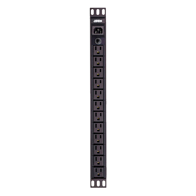 PDU Básica ATEN™ 1U 10A de 12 Puertos//ATEN™ 1U 10A 12Port Basic PDU