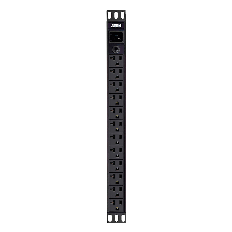 PDU Básica ATEN™ 1U 16A de 12 Puertos//ATEN™ 1U 16A 12Port Basic PDU