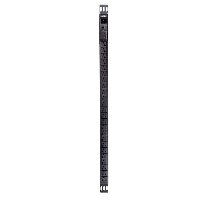 PDU básica ATEN™ 0U 16A de 24 Puertos con Protección de Tensión//ATEN™ 24-Outlet 0U 16A Basic PDU with Surge Protection