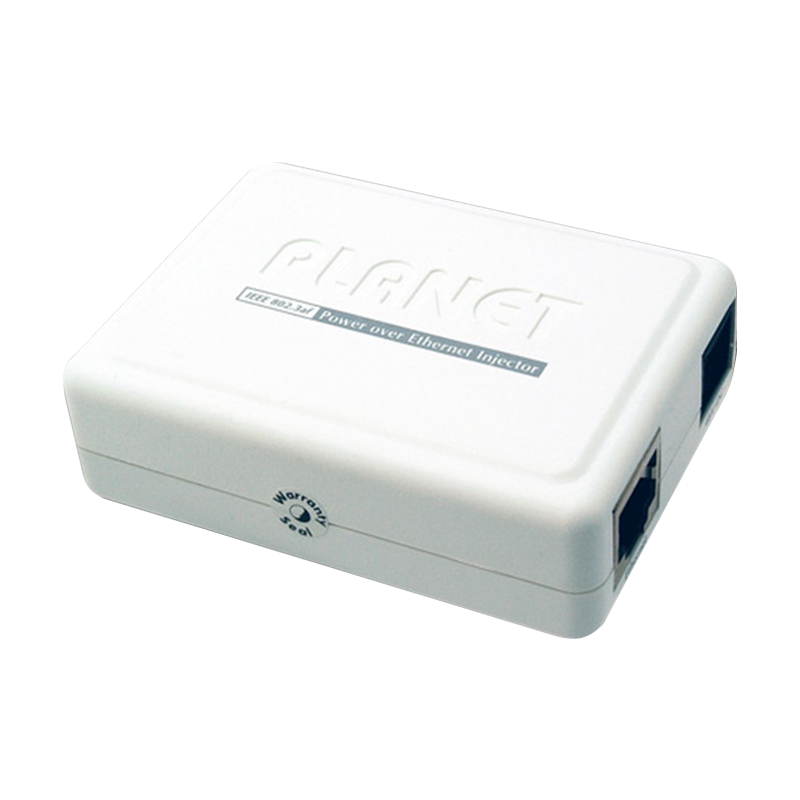 Inyector PoE PLANET™ 10/100/1000 Mbps//PLANET™ IEEE 802.3af Power Over Ethernet Injector (End-Span)