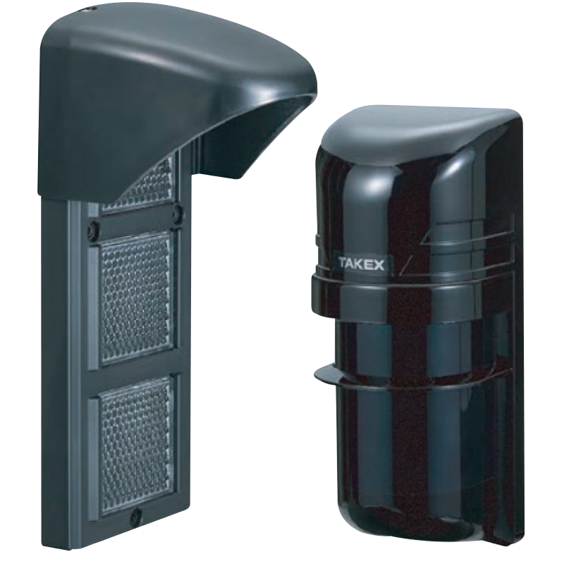 Barrera IR TAKEX® Reflectora - 40 Metros//TAKEX® IR Barrier With Simple Reflective Mirror (40 m)