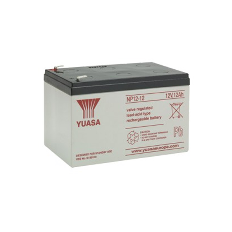 Batería YUASA™ 12 VDC 12Ah//YUASA™ Battery 12 VDC 12Ah