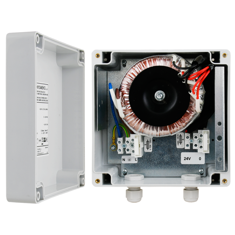 Fuente VAC en Caja IP65 PULSAR® 24VAC/6Amp para Cámara PTZ//PULSAR® Boxed PSU IP65 24VAC / 6A / 1x6A / HERMETIC for Rotating Camera