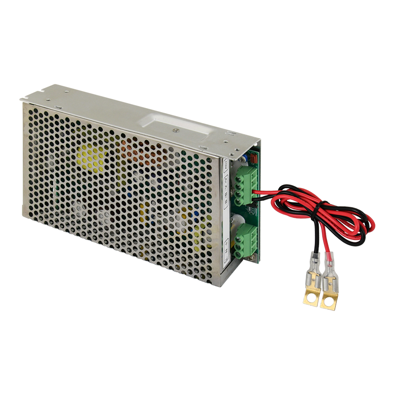 Fuente PULSAR® con Respaldo en Caja de Rejilla 27.6VDC/5A con Conectores Cableados//PULSAR® PSB 27,6V / 5A Enclosed Switch Mode PSU
