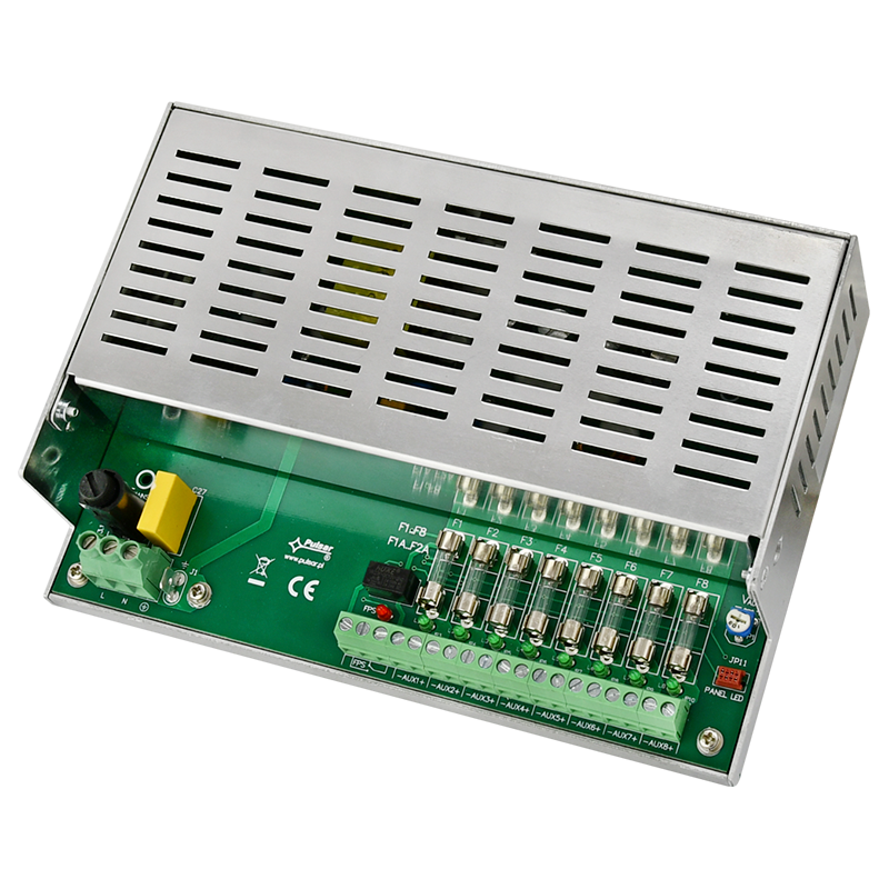 Fuente PULSAR® 12VDC 7Amp (con 8 Salidas 0.875/1Amp)//PULSAR® PSDC Enclosed 4-Output PSU