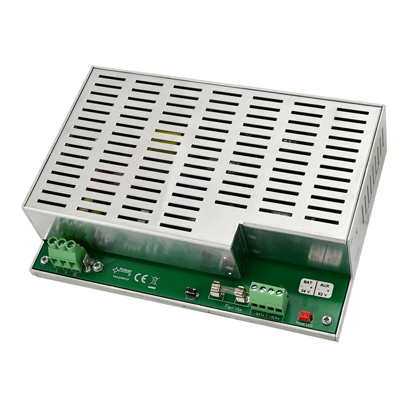 Fuente Conmutada PULSAR®  con Respaldo en Caja de Rejilla PWB 52V/2.3A - POE//PULSAR® PSG2 52V/2.3A Enclosed Buffer Switch Mode POE PSU