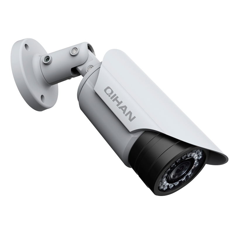 Cámara Bullet IP QIHAN™ de 1MPx 3.6mm con IR 20m (+Audio)//QIHAN™ 1MPx 3.6mm with IR 20m (+Audio) Bullet IP Camera