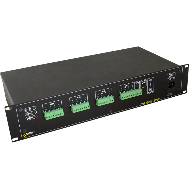 Fuente Multi-Salidas PULSAR® R 12V/16x1,5A/PTC de Enrackar //R 12V/16x1,5A/PTC Power Supply Unit