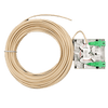 Roseta de 2 SC/APC con Acometida de 2 Fibras - 15 m//Rosette of 2 SC/APC with Connection of 2 Fibers - 15 m