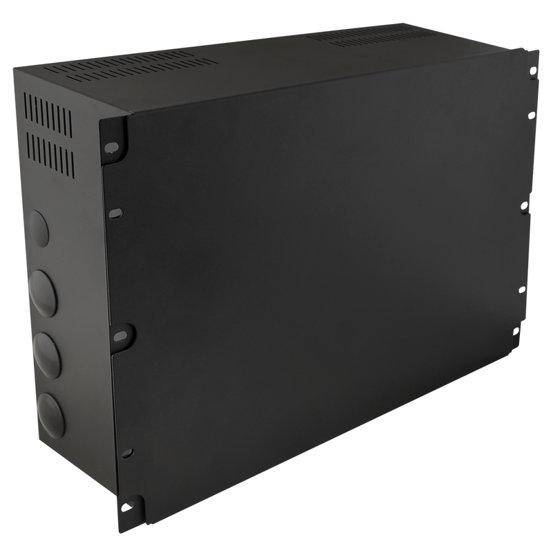 Arcón de Seguridad para Enracar de Dos Niveles (7U/150mm/17 Ah) en Racks de 19"//7U/150mm/17 Ah Two-Level Security Enclosure for 19" Rack Cabinets