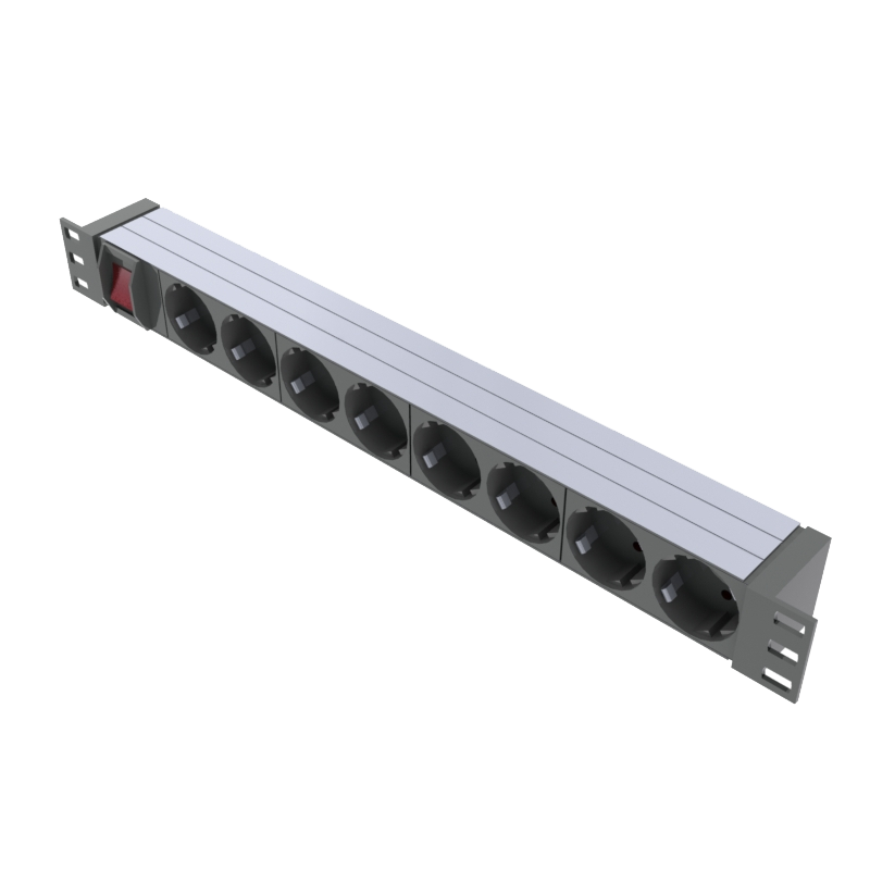 Regleta de 19" con 6 Schukos//Power Distribution Unit 19" 6 Schukos