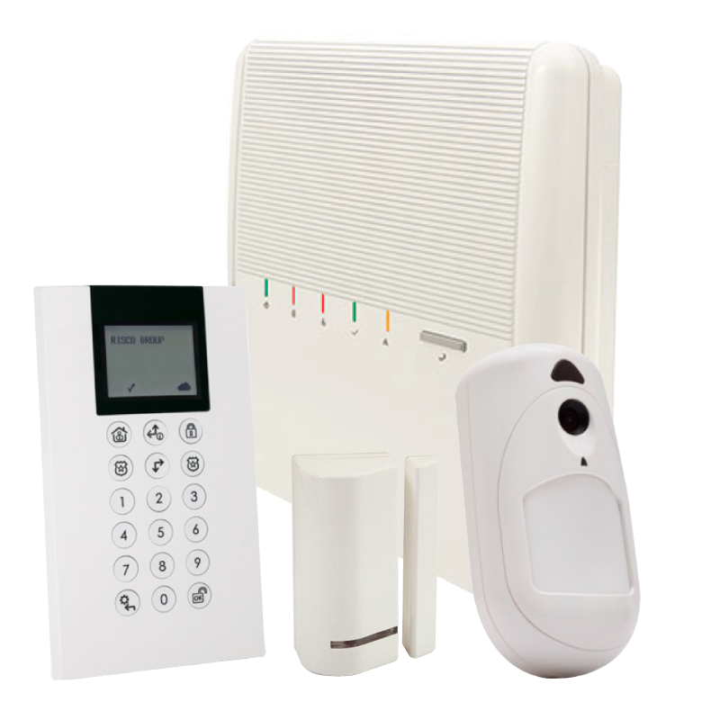 Kit Virtual RISCO™ Agility™ 4 con 1 PIR + RTC + GSM + Teclado PANDA + Magnético - G2//RISCO™ Agility™ 4 Virtual Kit with 1 PIR + RTC + GSM + PANDA Keypad + Mag. Contact - G2