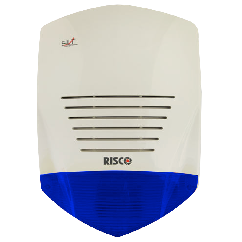 Sirena de Exterior RISCO™ ProSound™ (Azul) con Detec. de Proximidad - G2//RISCO™ ProSound™ Outdoor Sounder (Blue Lens) - G2