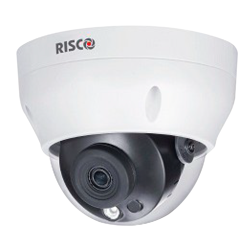 Minidomo IP RISCO™ VUpoint™ 4MPx 2.8mm con IR 30m (WiFi)//RISCO™ VUpoint™ 4MPx 2.8mm with IR 30m (WiFi) IP Minidome