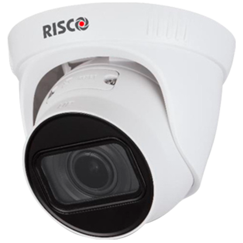 Minidomo IP RISCO™ VUpoint™ 4MPx 2.8-12mm con IR 50m//RISCO™ VUpoint™ 4MPx 2.8-12mm with IR 50m IP Minidome