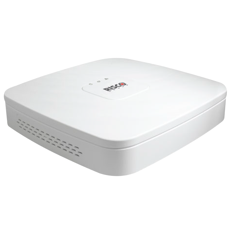 NVR RISCO™ VUpoint™ de 4 Canales PoE para Video Verificación (Alarma)//RISCO™ VUpoint™ 4-Channel PoE NVR for Video Verification (Alarm)