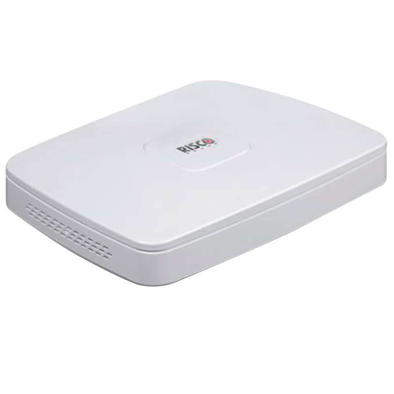 NVR RISCO™ VUpoint™ de 16 Canales PoE para Video Verificación (Alarma)//RISCO™ VUpoint™ 16-Channel PoE NVR for Video Verification (Alarm)