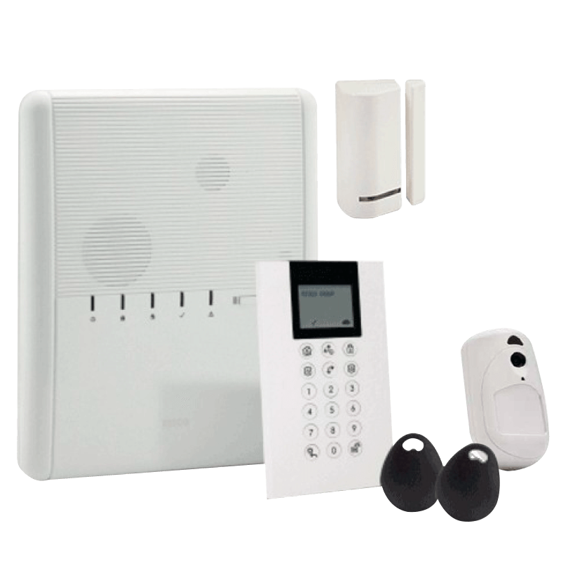 Kit Virtual RISCO™ Agility™ 4 con 1 PIR + 1 Magnético + RTC + GSM + Teclado PANDA - G2//RISCO™ Agility™ 4 Virtual Kit with 1 PIR + 1 Mag Contact + PSTN + GSM + PANDA Keypad - G2