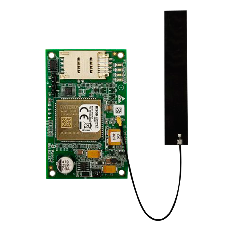 Módulo GSM/GPRS 4G Multi-Socket + Antena RISCO™ (LightSYS™ 2, ProSYS™ Plus,  Agility™ y WiComm™ Pro) - G2//RISCO™ GSM / GPRS 4G Multi-Socket Module + Antenna (LightSYS™ 2, ProSYS™ Plus,  Agility™ y WiComm™ Pro) - G2