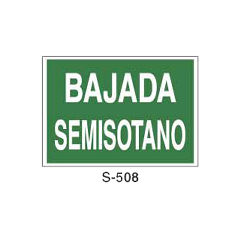 Placa de Salvamento y Evacuación (Placa - Clase B)//Rescue and Evacuation Signboard (Plastic Sheet - Class B)
