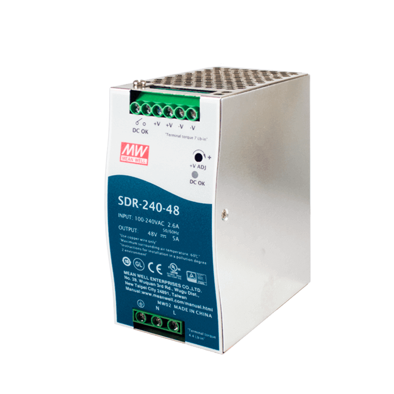 Fuente MEANWELL® SDR-240//MEANWELL® SDR-240 Power Supply Unit