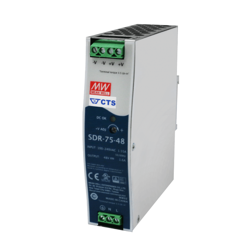 Fuente MEANWELL® SDR-75//MEANWELL® SDR-75 Power Supply Unit