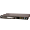 Switch Gestionable PLANET™ de 24 Puertos + 4 SFP Compartidos + 2 10G SFP+ - L2+ (con Enrutado Estático L3)//PLANET™ 24-Port + 4-Port Shared SFP + 2-Port 10G SFP+ Managed Stackable Switch - L2+ (L3 Static Routing)