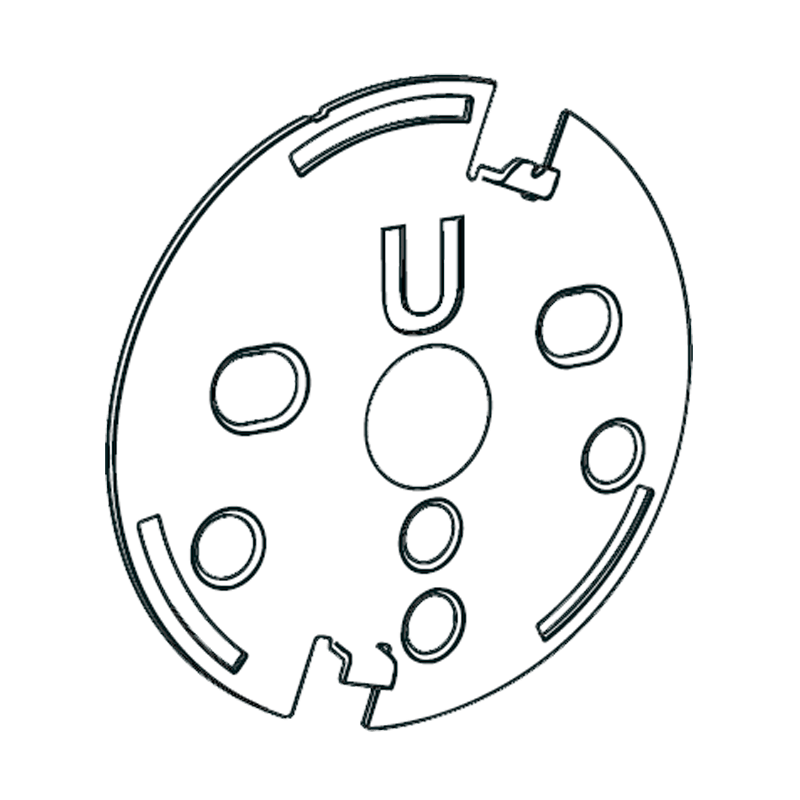 Placa de Anclaje Danalock™ (Pack de 10 Uds.) - Negra (U)//SALTO® Mounting Plate Danalock™ (Pack of 10 Units) - Black (U)