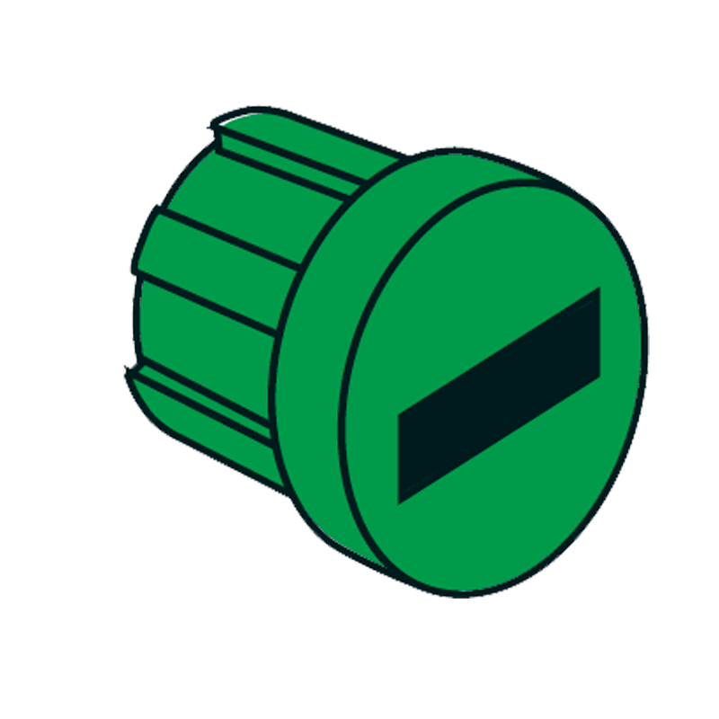 Adaptador de Llave para Danalock™ (Pack de 10 Uds.) - Verde//Key Adapter for Danalock™ (Pack of 10 Units) - Green