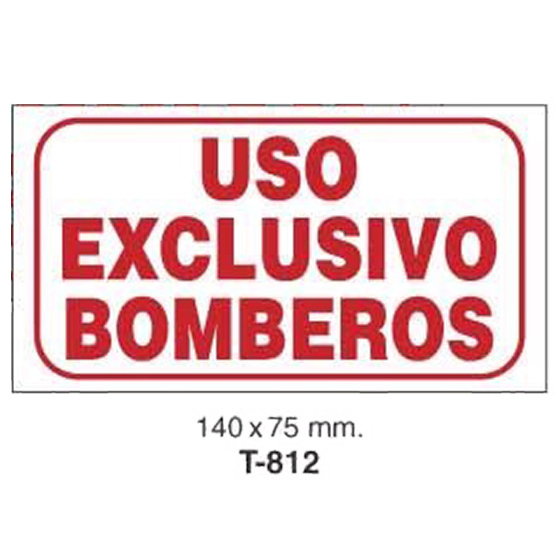 Cartel Adhesivo de Seguridad para Indicaciones de Evacuación y PCI//Adhesive Safety Signboard for Evacuation Instructions and Fire Protection