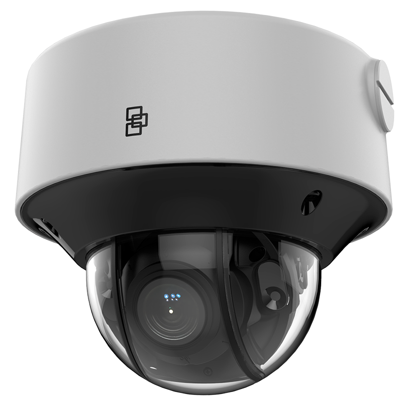 Minidomo IP UTC™ TruVision™ S7 de 8MPx 2.8-12mm Motorizada con IR 30m (+Audio y Alarma)//UTC™ TruVision™ S7 8MPx 2.8-12mm Motorized IP Minidome with IR 30m (+Audio and Alarm)