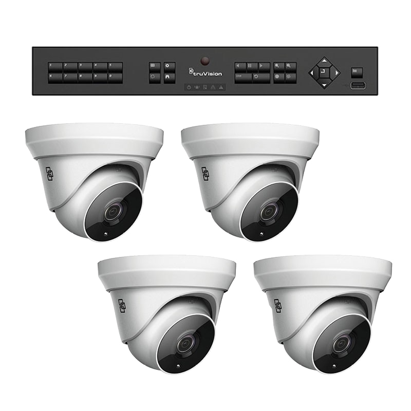 Kit Híbrido UTC™ TruVision™ TVR-1504HD-KT1//UTC™ TruVision™ TVR-1504HD-KT1 Hybrids Kits