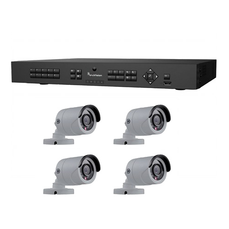 Kit Híbrido UTC™ TruVision™ TVR-1508HD-KB2//UTC™ TruVision™ TVR-1508HD-KB2 Hybrids Kits