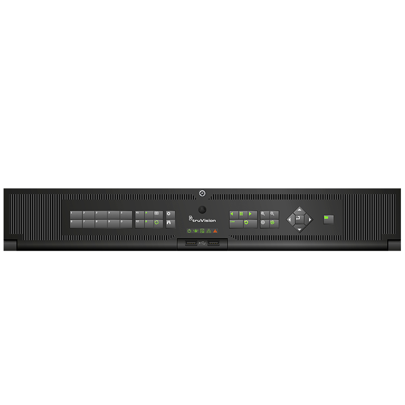 Grabador Híbrido (HVR) UTC™ TruVision™ Serie TVR46 de 32 Canales (32 Analógicos) - HDD 3x4 Tbytes//UTC™ TruVision™ 32 Channel (32 Analog) TVR46 Series Hybrid Recorder (HVR) - HDD 3x4 Tbytes