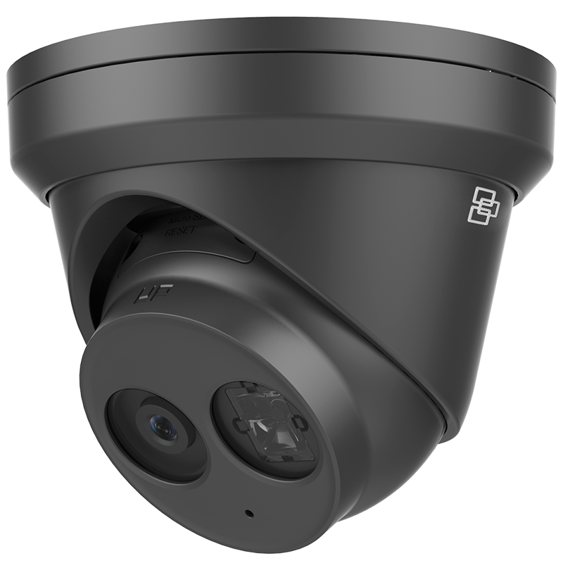 Minidomo IP UTC™ TruVision™ S6 de 4MPx 2.8mm con IR 30m - Negro//UTC™ TruVision™ S6 4MPx 2.8mm with IR 30m IP Mini Dome - Black