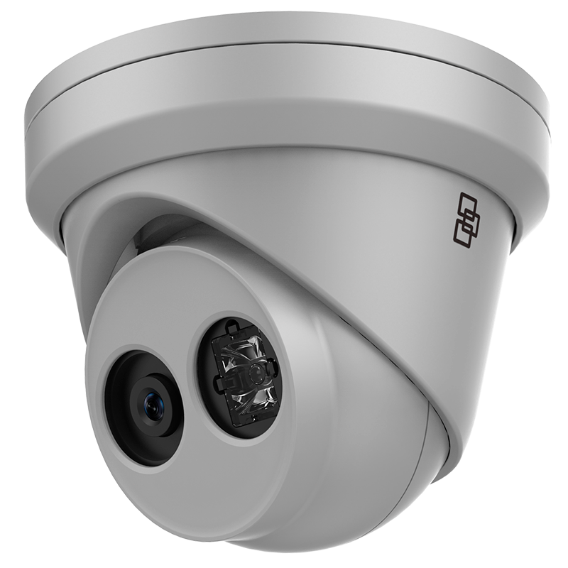 Minidomo IP UTC™ TruVision™ S6 de 8MPx 2.8mm con IR 30m - Gris//UTC™ TruVision™ S6 8MPx 2.8mm with IR 30m IP Mini Dome - Grey
