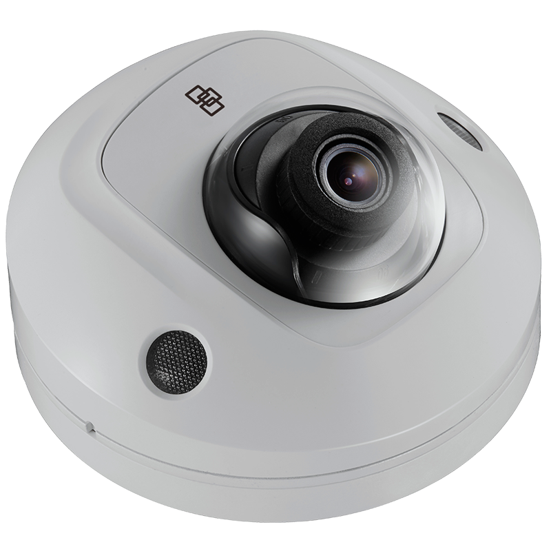 Minidomo IP UTC™ TruVision™ S6 de 4MPx 2.8mm con IR 10m (+Audio y Alarma) - Gris//UTC™ TruVision™ S6 4MPx 2.8mm with IR 10m IP Mini Dome (+Audio & Alarm) - Grey